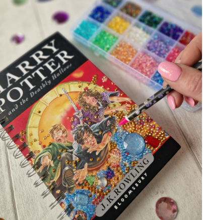 A bedazzled Harry Potter Notebook